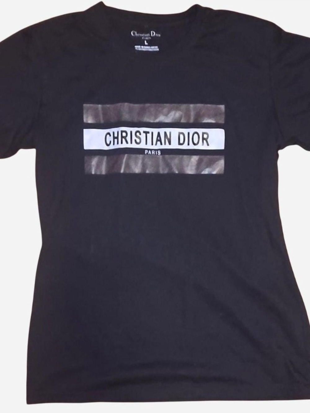 Dior Women’s Black Logo Graphic Tee